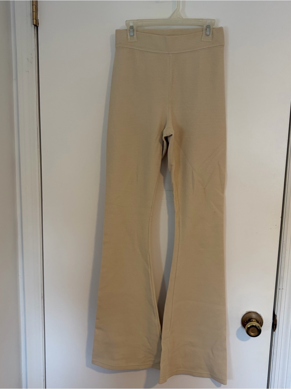 Offline by Aerie Flare Pants in Beige